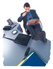 trabajando c�modamente